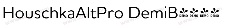 HouschkaAltPro DemiB字体转换